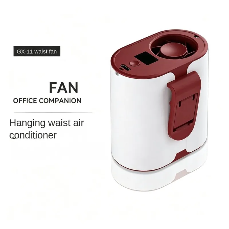 AC93-4-In-1 Portable Waist Fan With USB Charging, Long Battery Life For Outdoor Sports