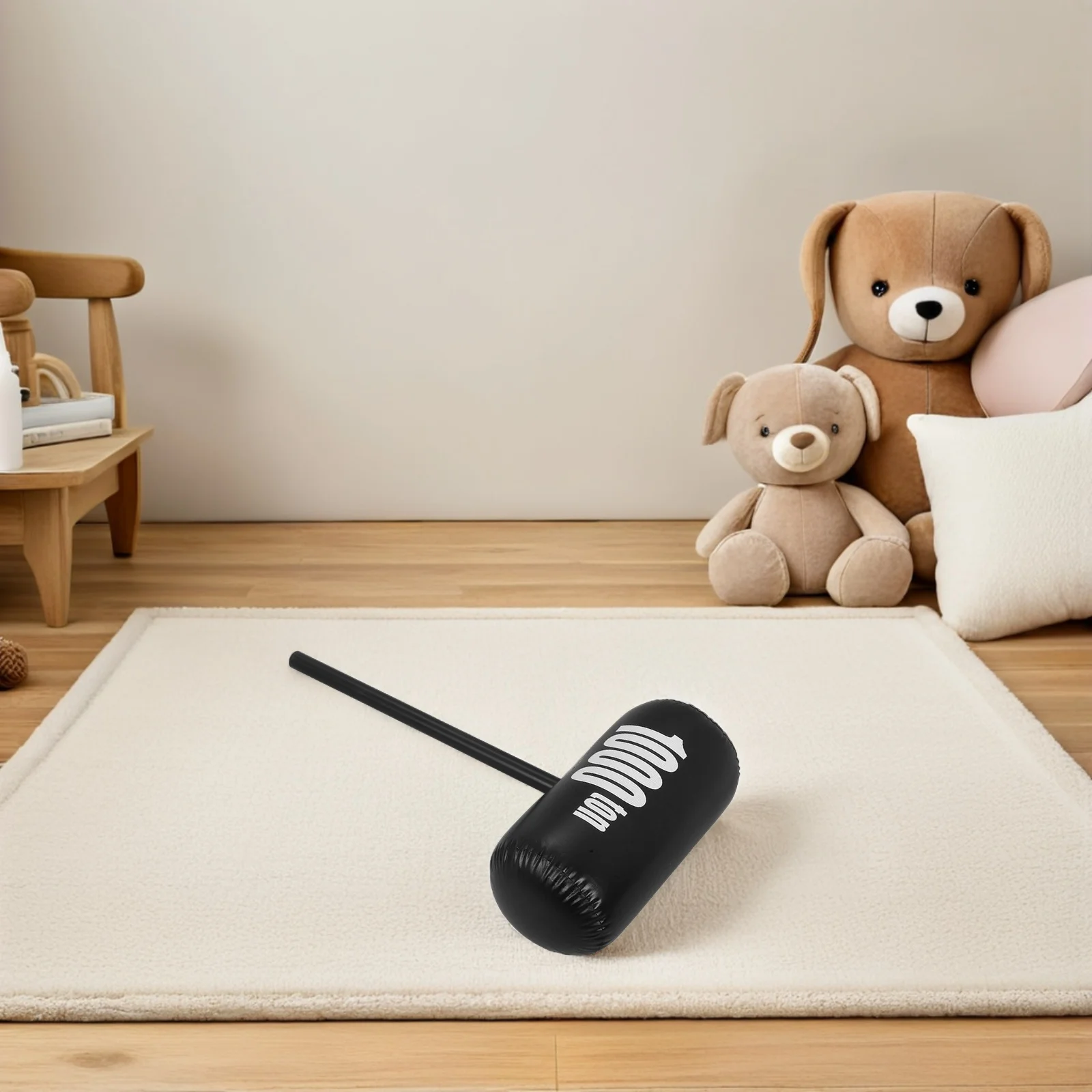 Creative Inflatable Hammers 's PVC for Parent- Games Party 's Playground Pool (Black)