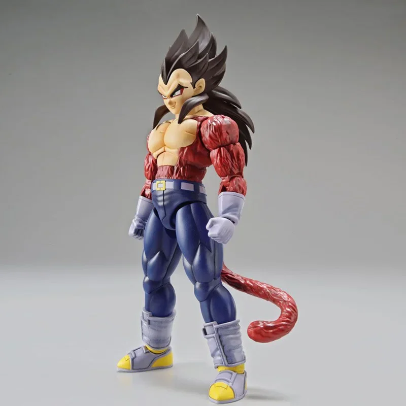 Em estoque bandai figura ascensão padrão dragon ball super saiyan 4 filho gokou vegeta montagem dos desenhos animados anime figura de ação modelo brinquedo