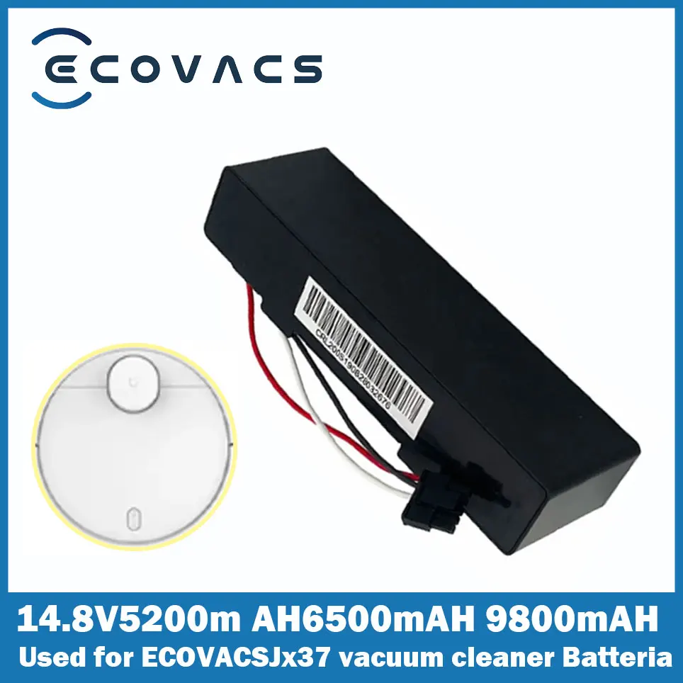 

ECOVACS 3c Stytj02ym Oplaadbare Batterij 14.8V Vegen Dweilrobot Voor Jx37 Stofzuiger Batteria