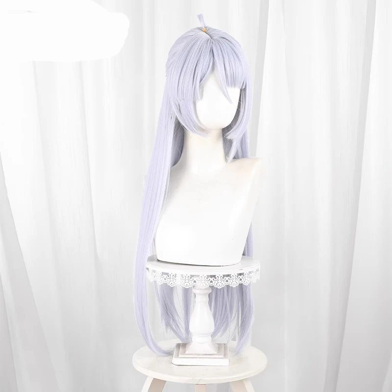 Game Zenless Zone Zero Cosplay Yixuan Wig Women 80cm Long Silver Hair High Heat Resistant Wig Yixuan Costume Party+Free Wig Cap