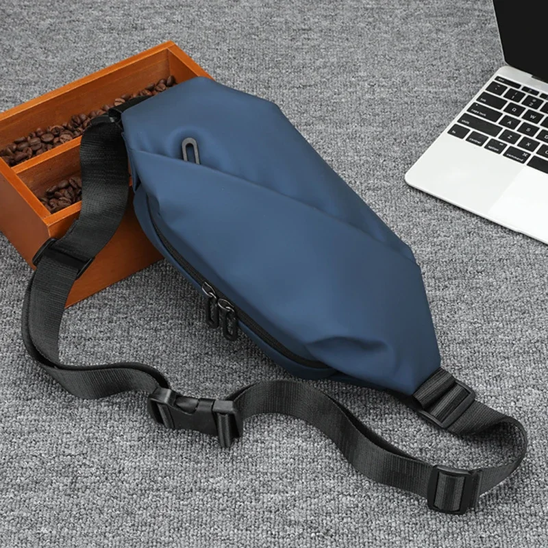 

HAISSKY PU Waterproof Zipper Running Bags Men Women Multi Pockets Hiking Camping Phone Earphone Cards Storage Belt Waist Pack