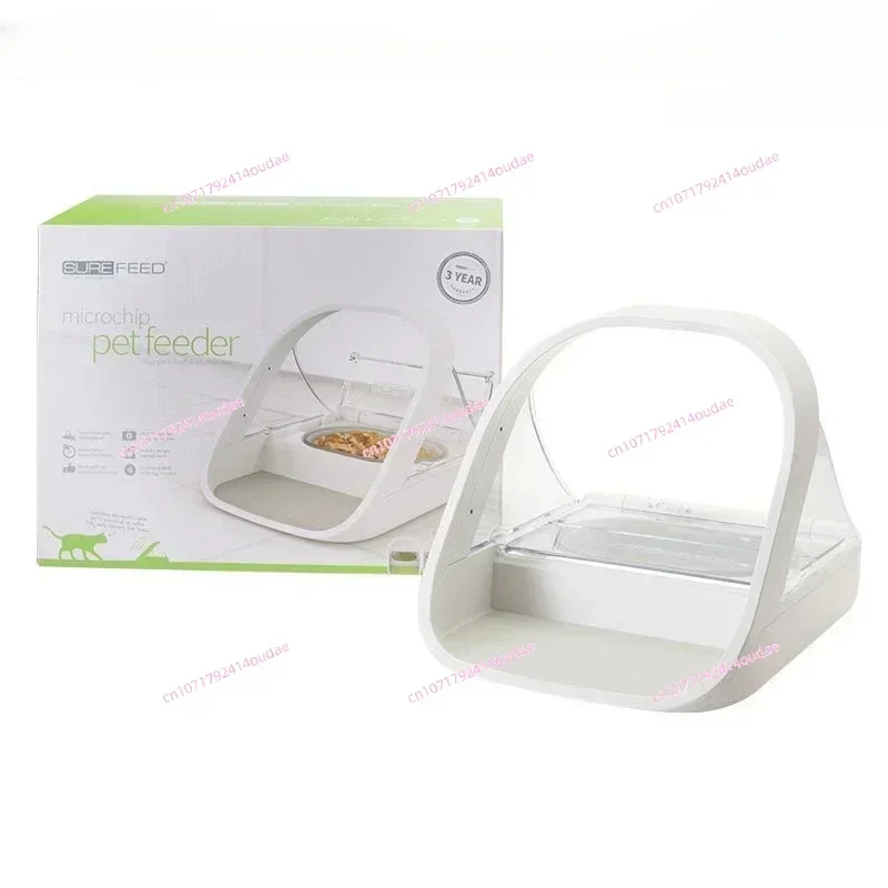 Surefeed Chip Recognition Sensing Multi Cat Automatic Feeder Pet Cat Bowl Puppy Wet Food Preservation and Insect Prevention