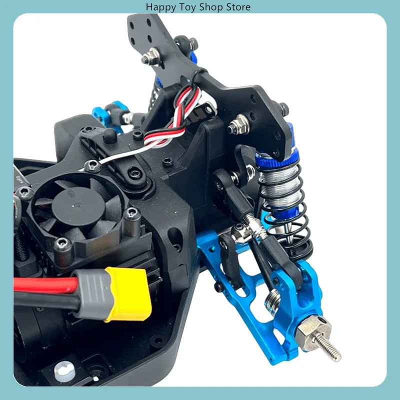 Brazo de suspensión inferior trasero mejorado de Metal para piezas de repuesto de coche MJX 1/10 10303 10304 RC