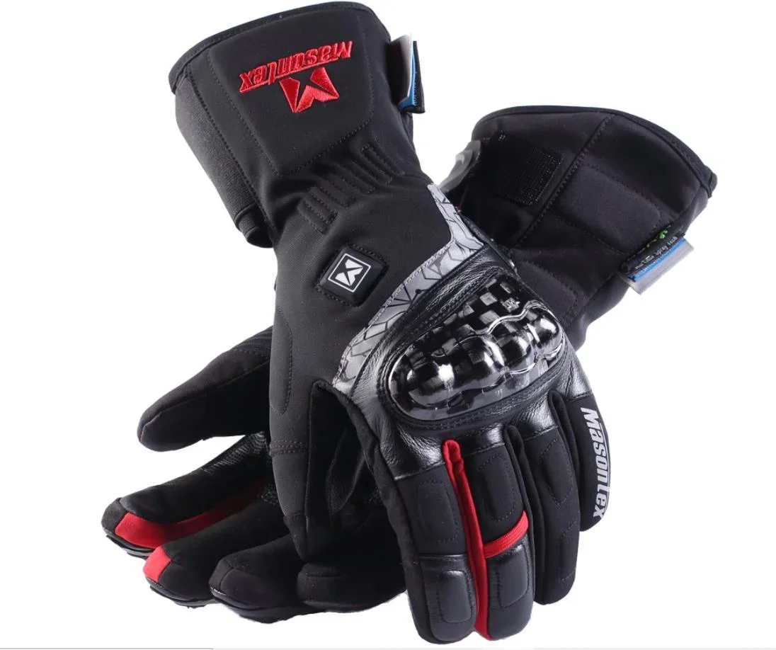 

Heated Motorcycle Gloves Waterproof Heated Touch Screen Motorbike Skiing Cycling Gloves for winter