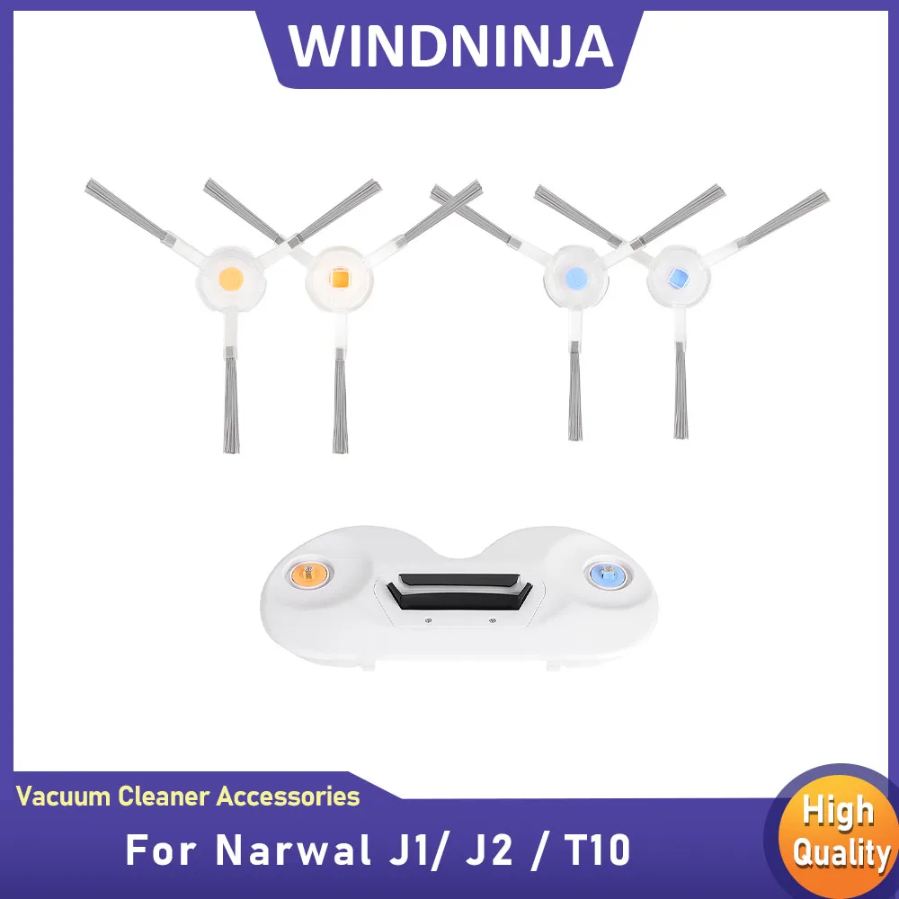 For Narwal J1 / J2 / T10 Robot Vacuum Cleaner Accessories Side Brush Module and Edge Brush Kit Replacement Spare Parts