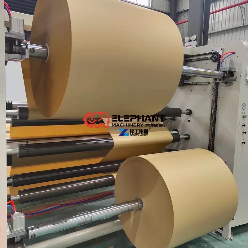 Automatic Heavy Duty Paper Slitting Machine Jumbo Roll Processing 1300mm Width Edge Alignment Featuring Motor Bearing Gear Core