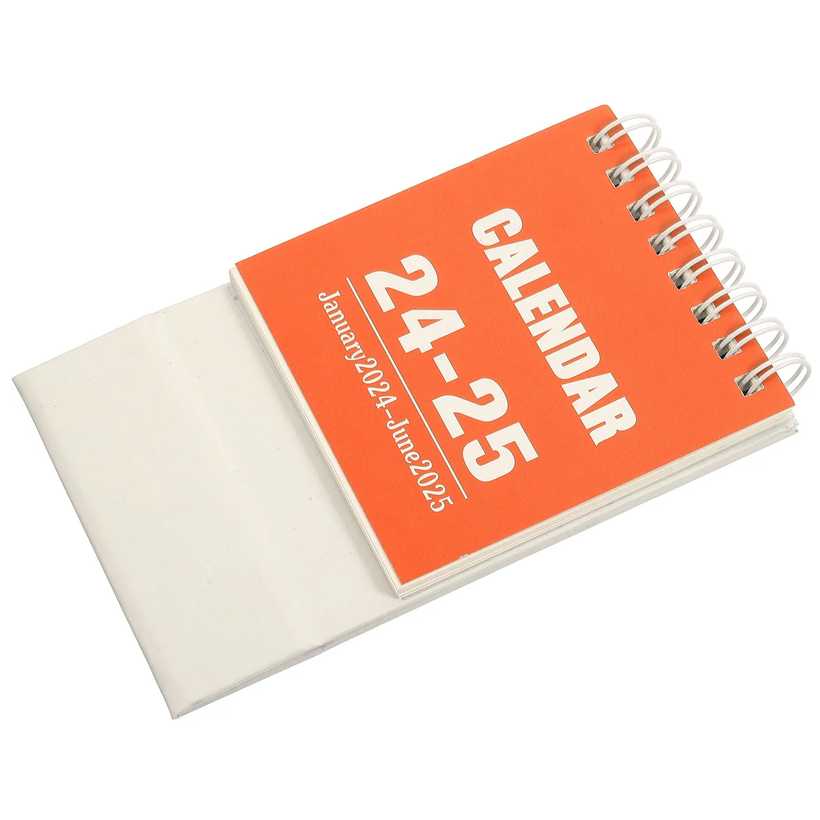 

Mini Desk Calendar 2024-2025 Simple Design Foldable Base for Office Home Classroom Daily Use Decorative Standing Monthly