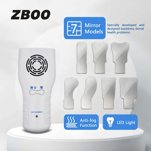 Espejo antiniebla Dental automático para fotografía Oral, Reflector, espejo antivaho, suministros dentales oclusales bucales de ortodoncia