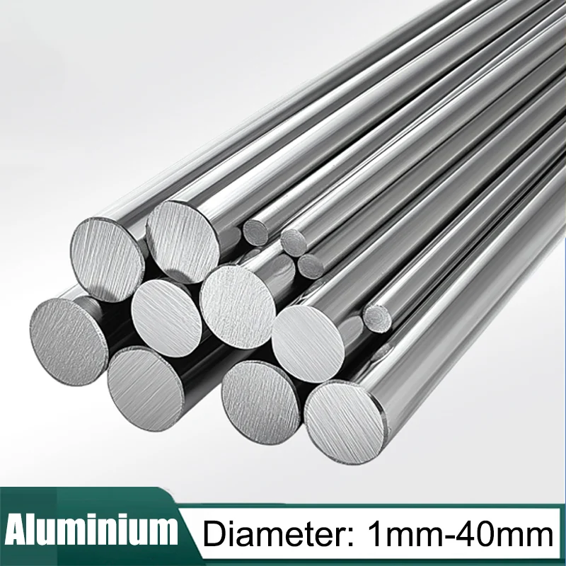

High Quality Aluminum Solids Rod Round Bar Diameter 1mm~40mm Length 300mm Aluminum Solid Rod