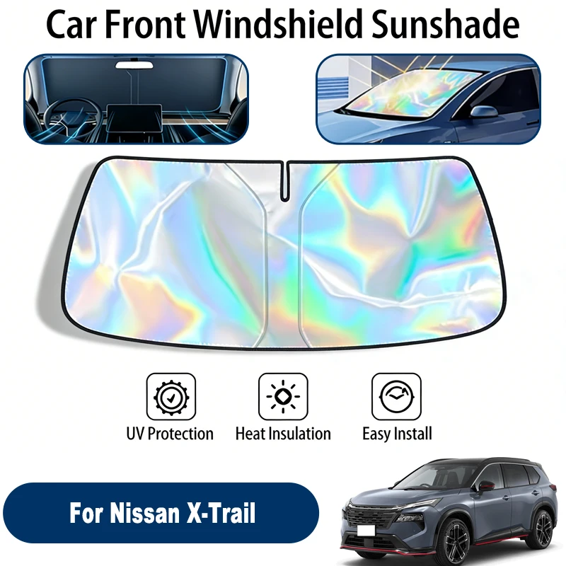 

Car Windshield Sun Shade UV Reflective Sun Visor Protection Cover For Nissan X-Trail T31 T32 T33 2007-2026