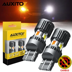 AUXITO 2Pcs Signal Lamp T20 LED Canbus Bulb 7443 W21/5W 7440 W21W Bulb T25 3156 P27W 3157 P27/7W Turn Signal Tail Reverse Light
