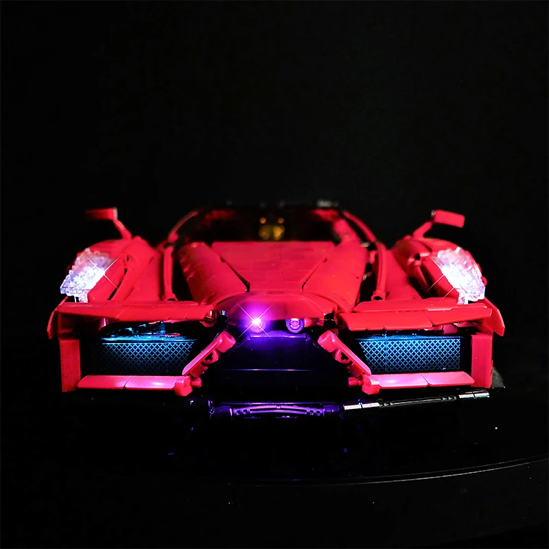 DIY RC LED Light Kit For LEGO 10523 Technical Sports Car   (Only LED Light,Without Blocks Model)