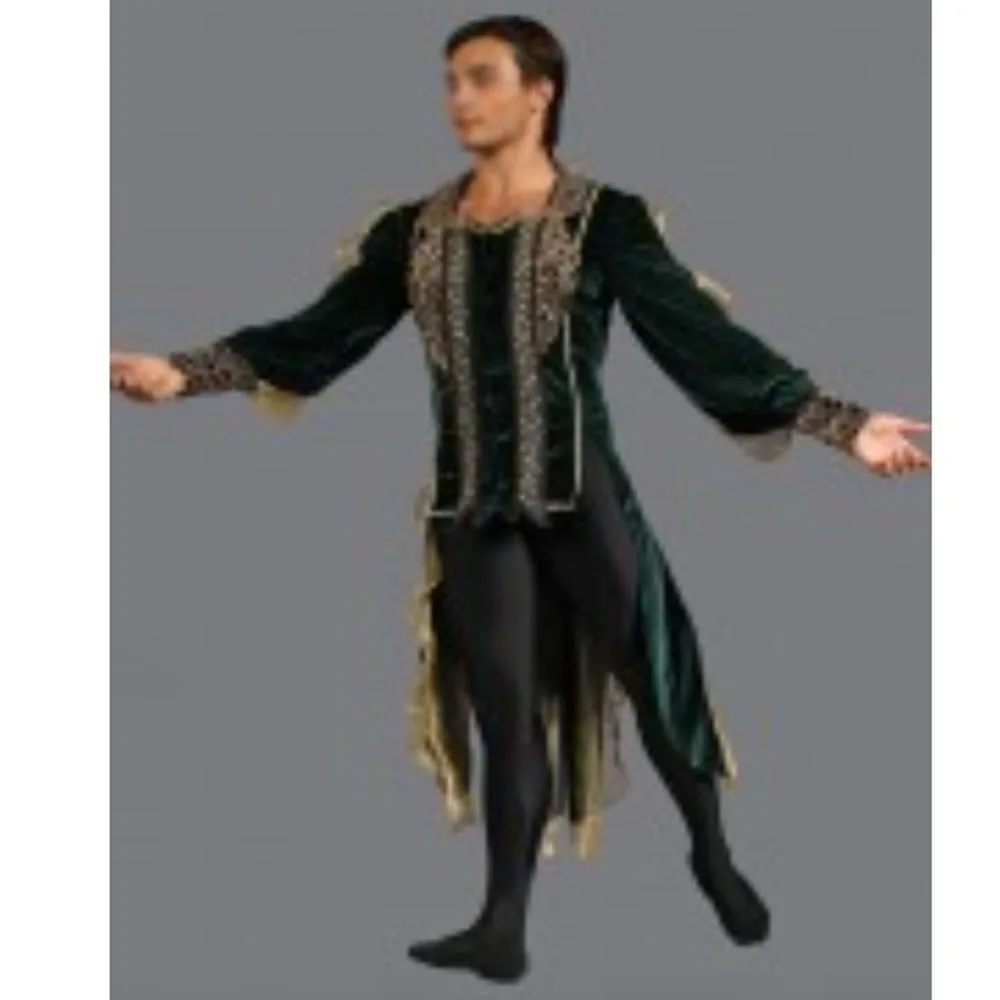 New Arrival Man Ballet Jacket Long Tails Lark Costumes Coat Outfit,Customized Long Sleeve Tail Jacket Dance Top Cosplay For Male