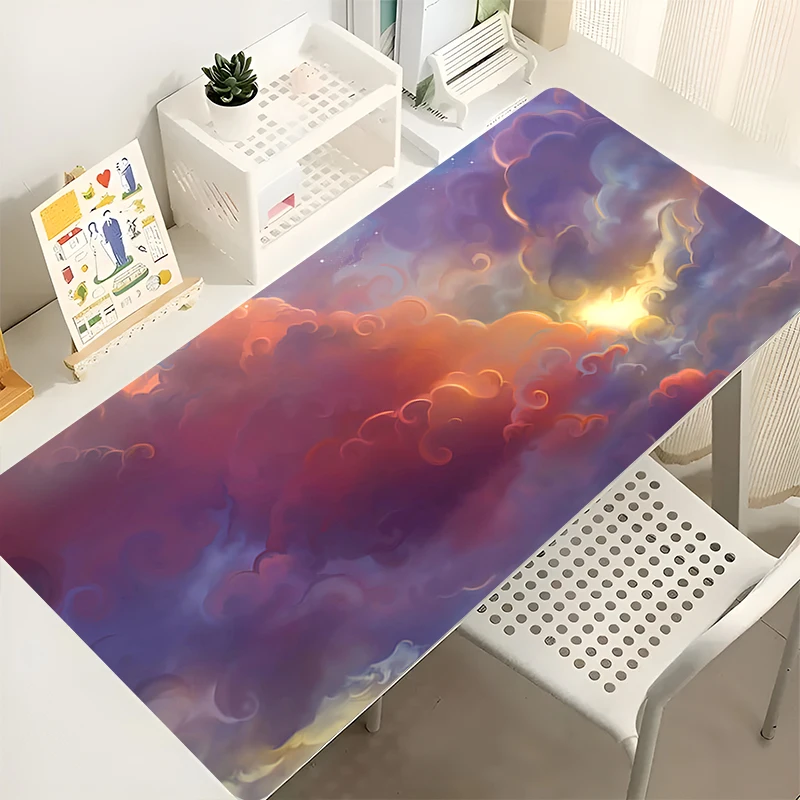 Mouse Pad Sky Clouds PC Accessories Mousepad Non Slip Extended Pad Rubber Gaming Mats Computer Gamer Mouse Mat Office Desk Mat