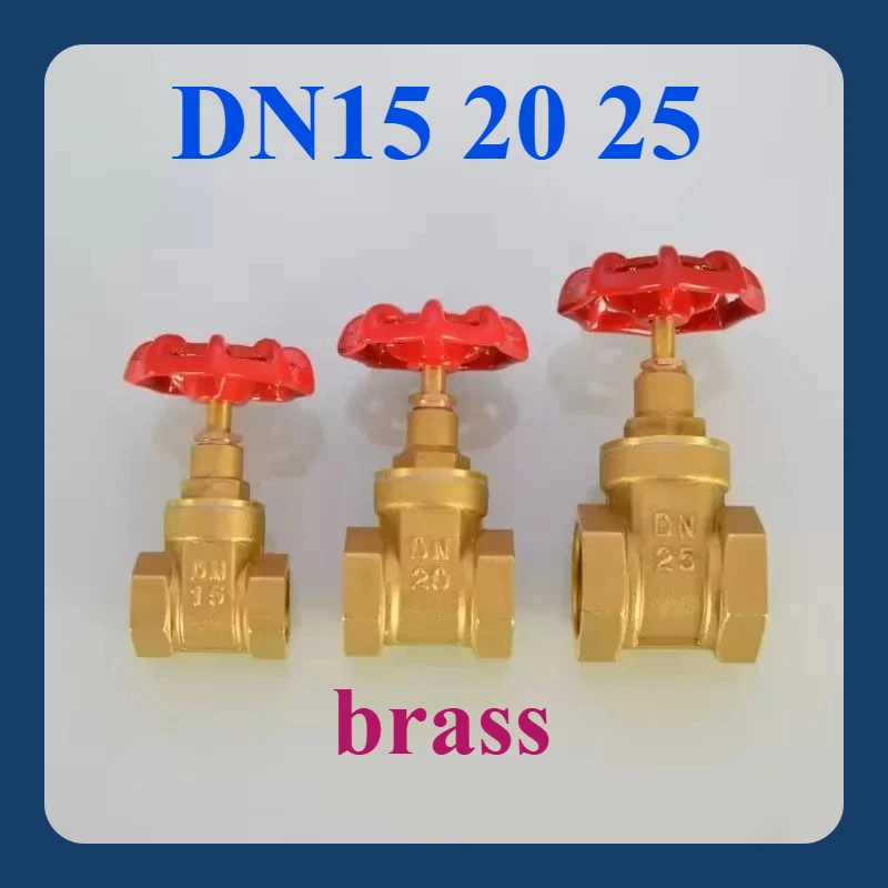 

DN15 20 25 Household Water Valve Brass Pipe Water Meter Switch Valve Thickened