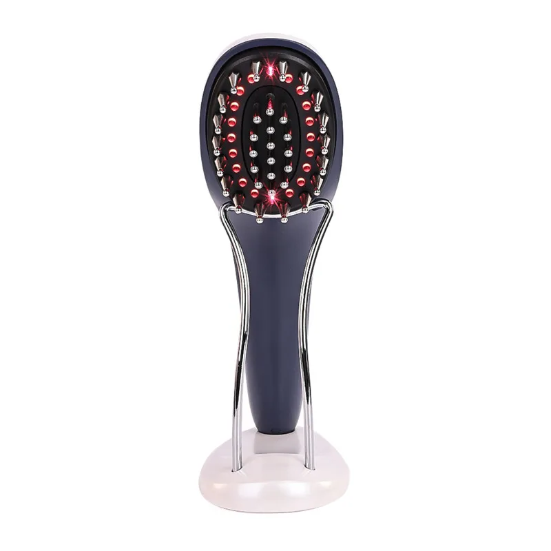 6 IN 1 RF Laser Vibration Massage Comb Anti Hair Loss Hair Care Electric Hair Growth Laser Comb With Cation anion