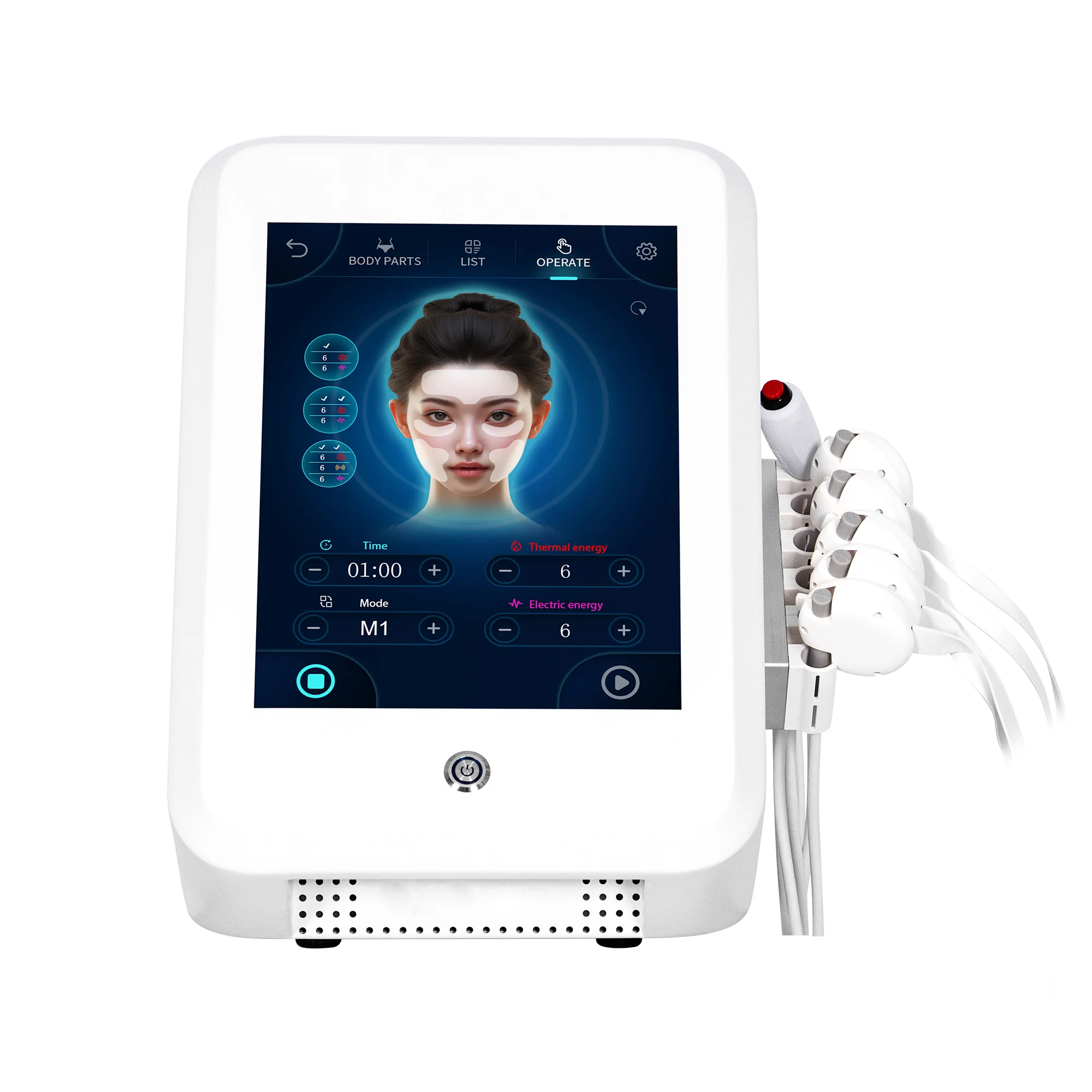 

RF Face Body Sculpt Machine EMS Professional Face Slimming Face Muscle Stimulator 2025 for salon