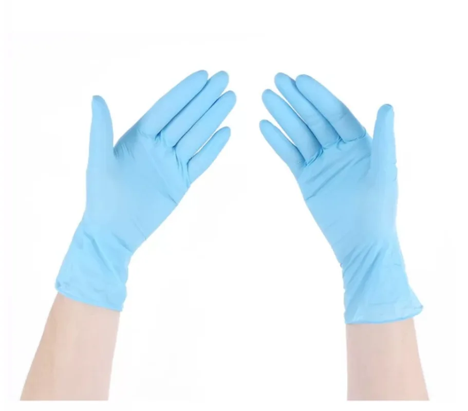 Food Grade Thick Nitrile Disposable Gloves 4.5mil Latex Free for Catering Beauty Hairdressing Cleaning