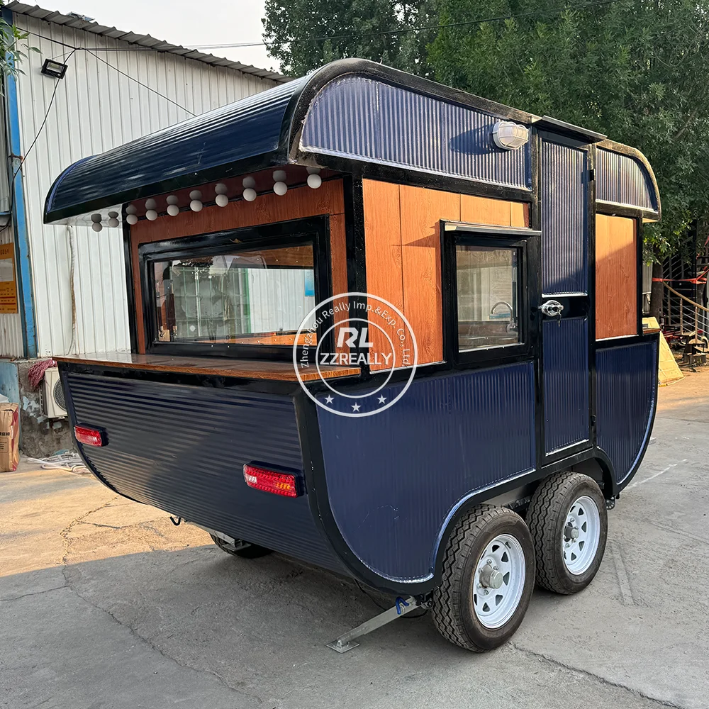 2024 Food Trucks for Sale in Germany Mobile Smoothie Truck Mini Truck Food Hot Dog Fast Food Trailer