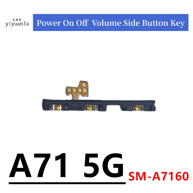 Volume Power Switch On Off Button Key Flex Cable For Samsung Galaxy A71 5G SM-A7160