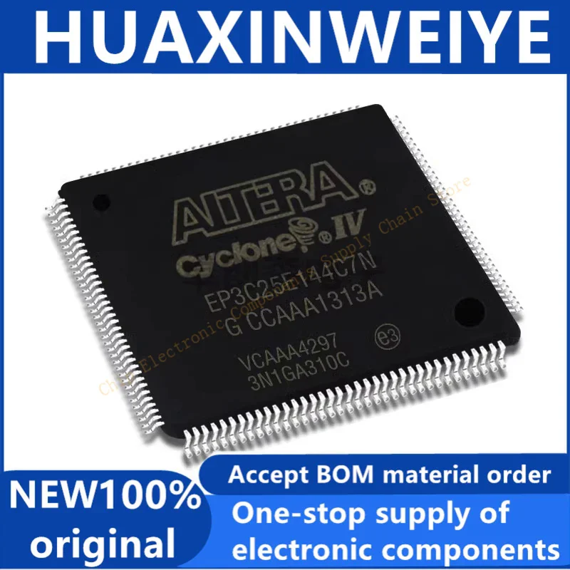 

EP3C25E144C8N EP3C25E144C7N EQFP-144(20x20) 100% New Chipset Integrated circuit electronic components electrónica