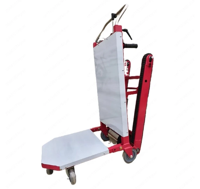 

120kg Electric Stair Climbing Car, Hand Trolley Climbing Cart Crawler-type Up And Down Stair Climber Folding Hand Trolley