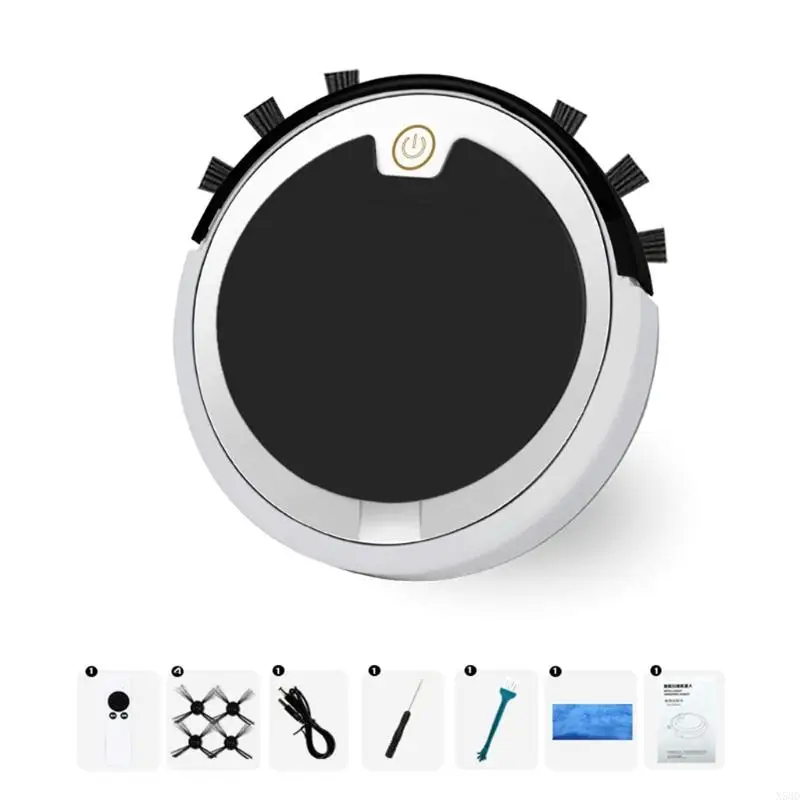 Mini Mute Robot Máy hút bụi 1,57 3 trong 1 với điều khiển từ xa ướt/khô Sử dụng N58D