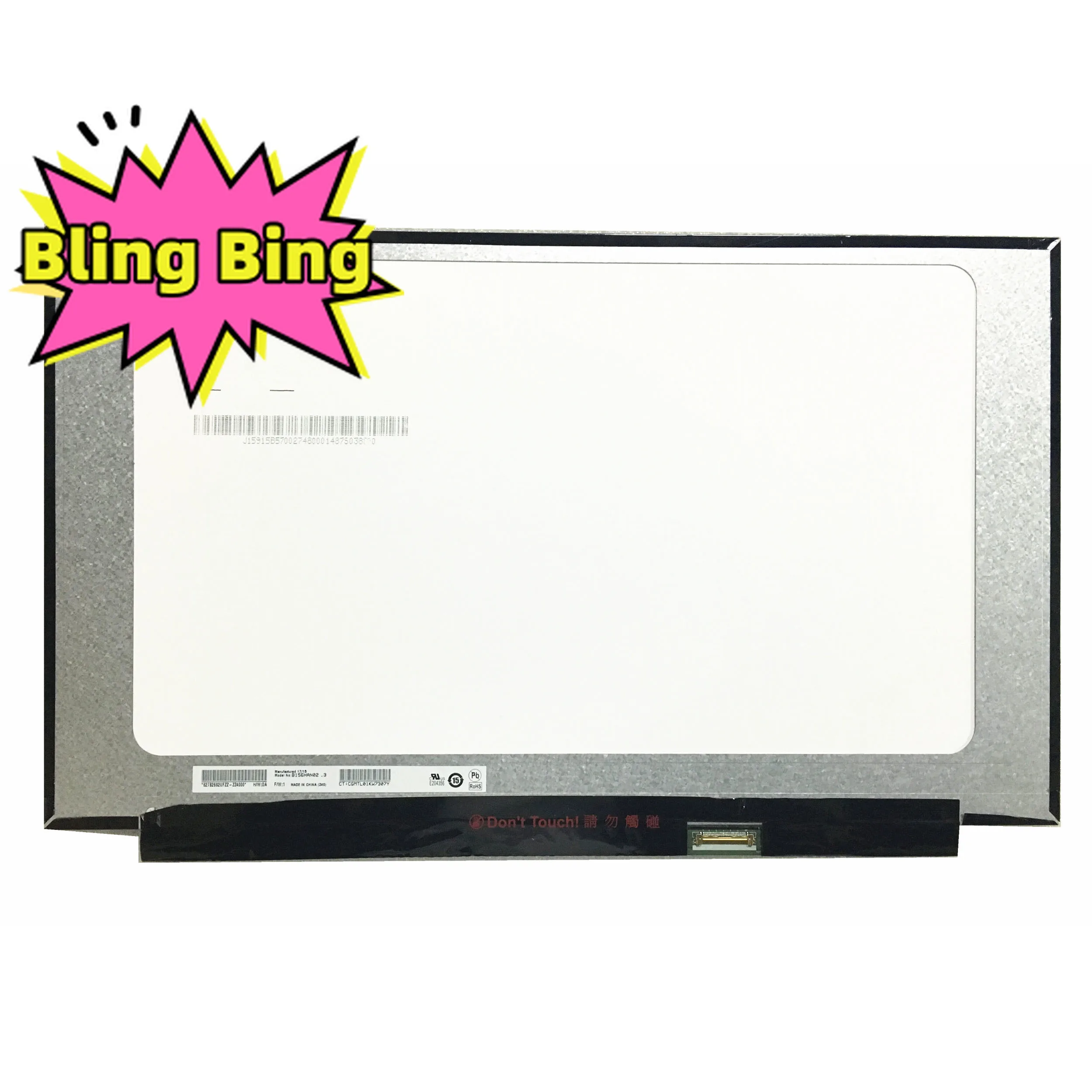 

B156HAN02.3 fit B156HAN02.4 B156HAN02.2 B156HAN02.115.6" 1920×1080 EDP 30 PIN PANEL with no screw holes Laptop LCD SCREEN