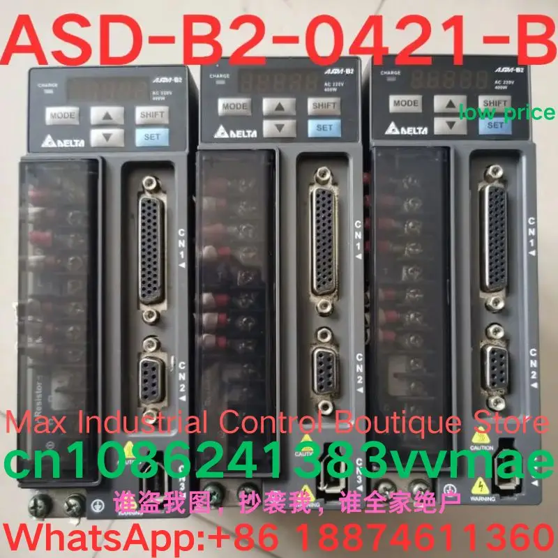 

Second-hand test OK Servo Driver ASD-B2-0421-B 90 NEW