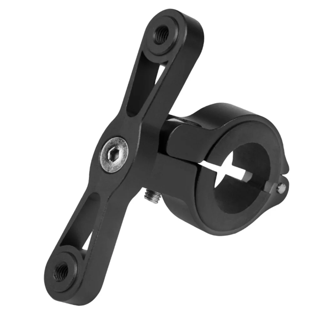 Cycling Water Bottle Clamp Holder Adapter Aluminum Alloy Kettle Support Transition Socket Black Lightweight Durable