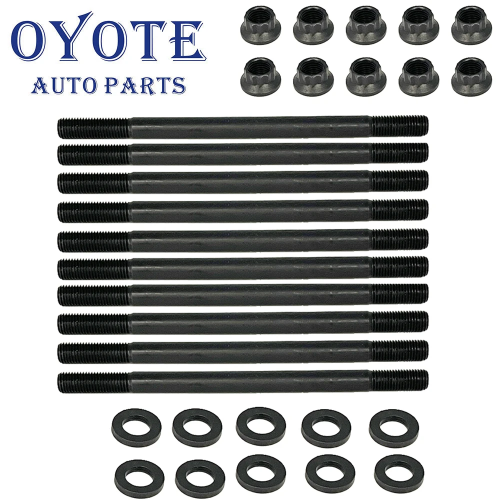 

OYOTE Cylinder Head Stud Kit For 208-4301 & Honda Civic 1.6L D16 D16Z D16Z6 D16Z7