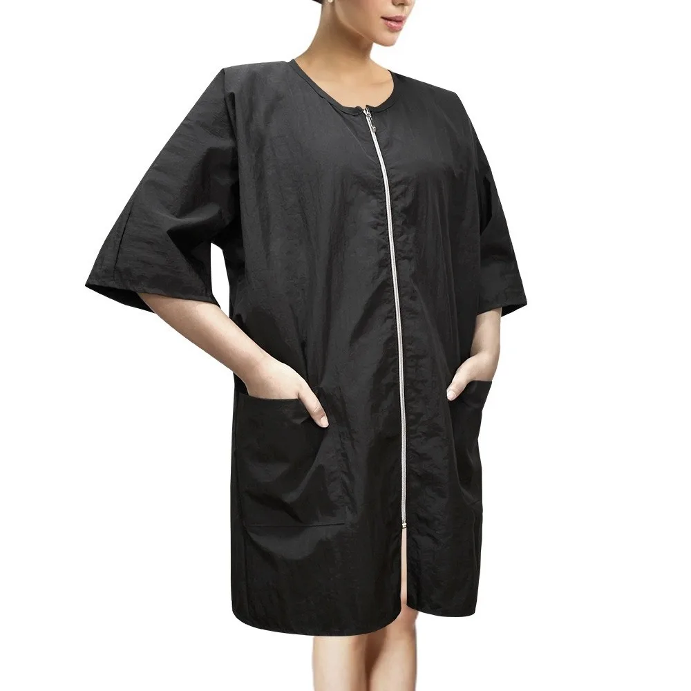 

Waterproof Hair Stylist Hairdressing Cape Barber Wrap Hairstyling Cloth Hair Cutting Gown with Sleeved Anti-static Professional