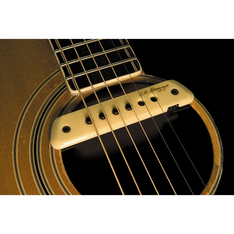 Active Acoustic Guitar Pickup Microphone, Captures Tap and Strumming, High Fidelity Sound