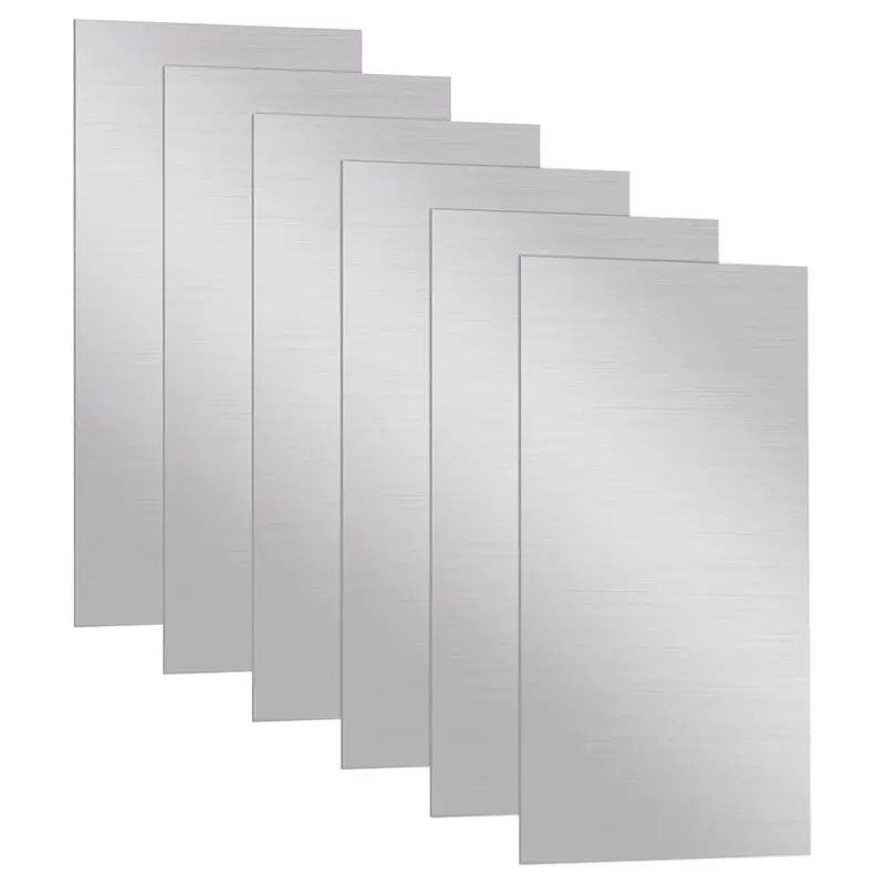 

SHGO-для различных применений, 6 шт., 6X12 дюймов, алюминиевый металлический лист, прямоугольная плоская простая пластина