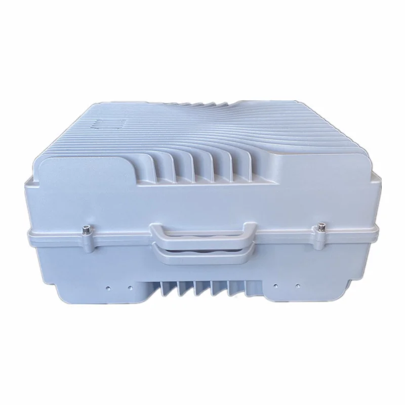 462*405*144 MM Telecom 4G 5G Base Station ip67 outdoor heat dissipation waterproof extruded amplifier aluminum case