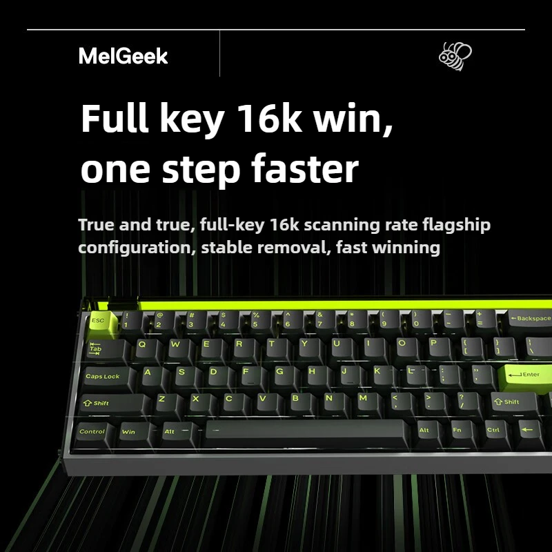 Melgeek Made68 Ultra Magnetic Shaft Mechanical Keyboard Aluminum Alloy RGB RT0.01 Customized E-sports Gamer Laptop Accessories