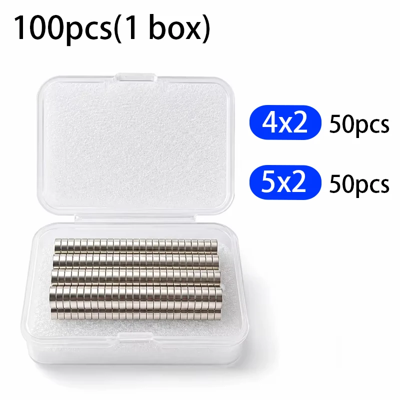 3D Printing Tools Kit 3d Printer Magneten Voor Bambu Lab 4x2 5x2mm Krachtige Ronde Magneet DIY Onderdelen Creatieve Model Componenten