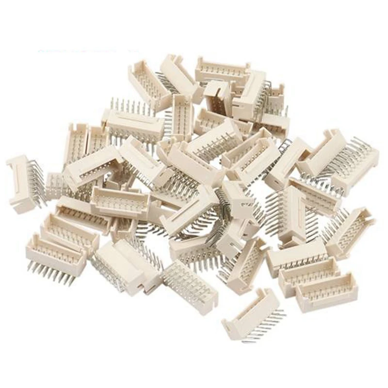 

200Pcs BTC BCH LTC ZEC Miner Connector 2X9P Male Socket Curved Pin Suitable For Asic Miner Antminer S9 Z11 L3 S9 X3 A1