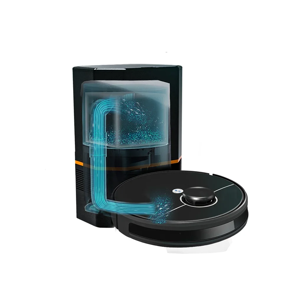 R30 Automatic Smart Self Empty Floor Dust Robot Vacuum Cleaner Sweap Mop Suction At One Time WIFI App Control OEM Factory