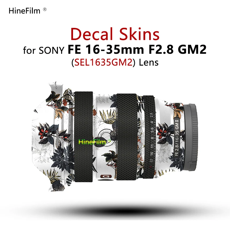 

For Sony FE16-35mm F2.8GM II Lens Sticker SEL1635GM2 Coat Wrap Protective Film 16-35 GM2 1635GM2 Lens Protector Skin Cover