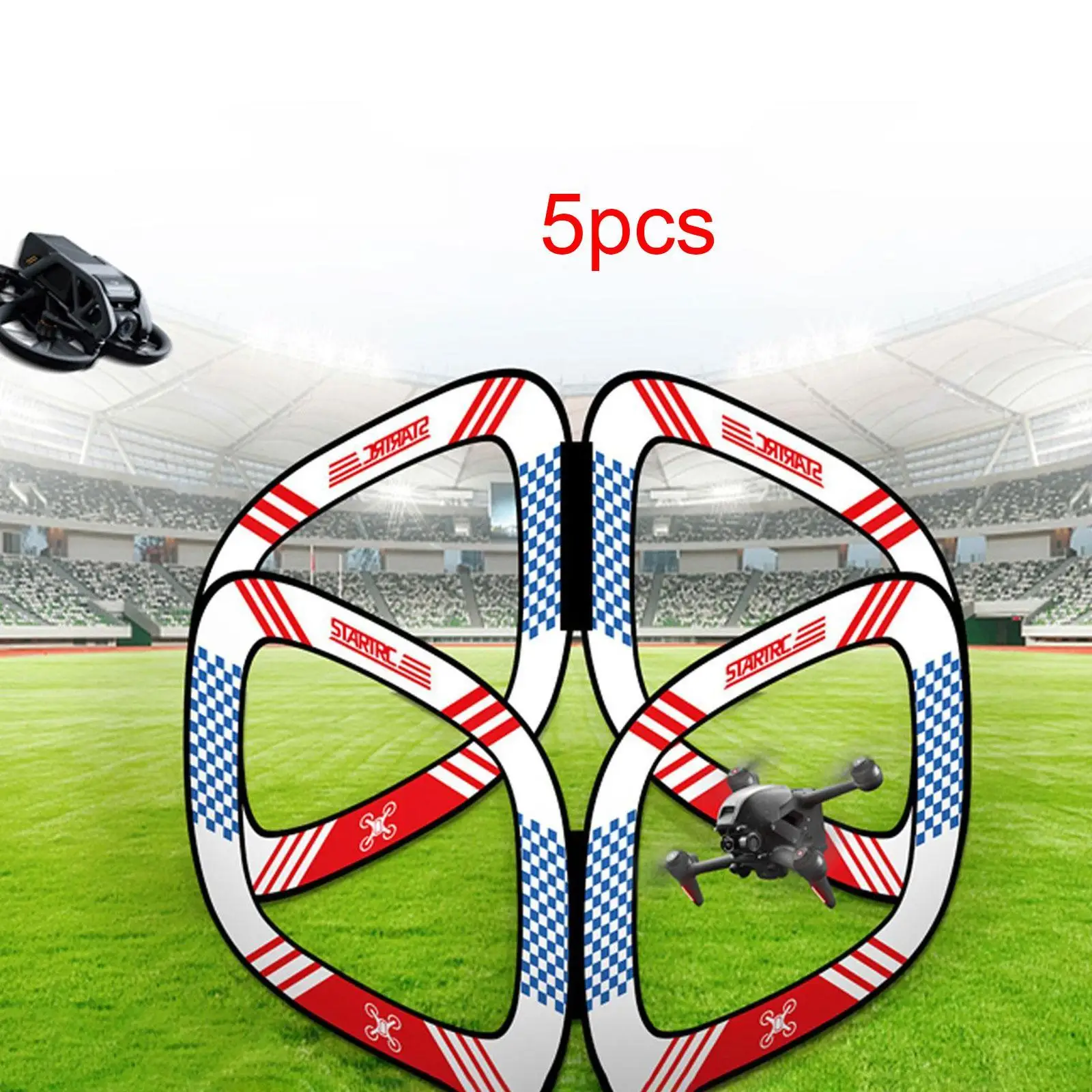 

FPV Racings Gates Obstacle Avoidance Training Gate Portable Gifts Square Lightweight DIY Assembly Practice Track Equipment
