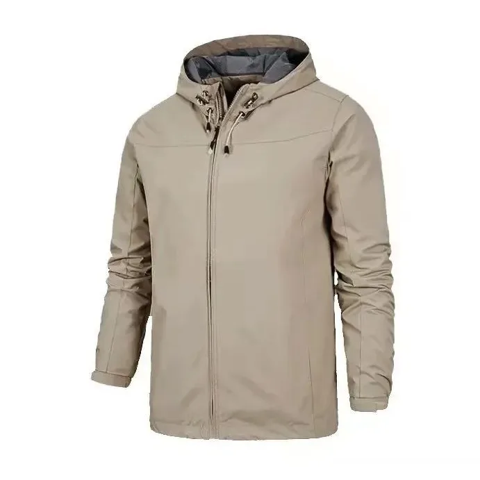 

Мужской комплект 2024 года больших размеров: ветрозащитный, водонепроницаемый, для бега, велоспорта, туризма, с рукавом 3/4, осенний сезон, без бренда