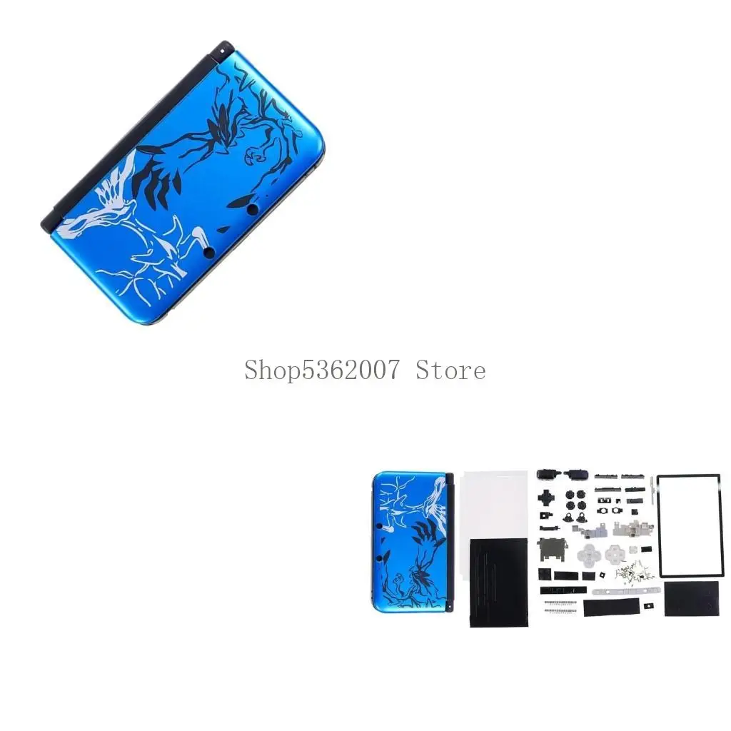 

ABS Hard Count Cover для игровых консолей 3DS XL Легкая установка геймеров замены корпуса полная сборка 40JB