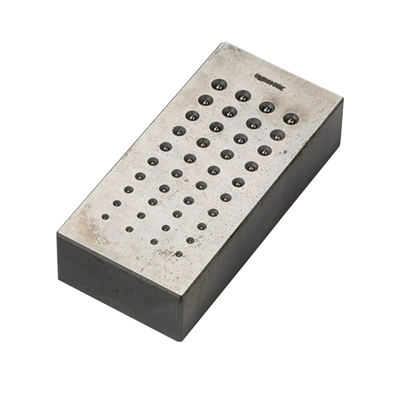 Technique Swiss Made Beading Block 40 Beads 0.60mm-1.60mm Hardened Steel Jewelers Beading Tool Tip Sharpener Reshaper