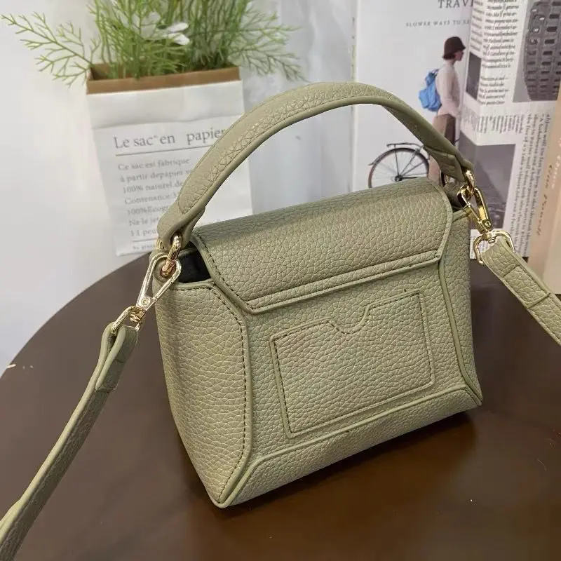 Mini tote mensageiro sacos para mulheres designer de luxo bolsa e bolsas 2024 novo na moda pu quadrado simples fivela magnética ombro crossbody frete grátis chegada rápida