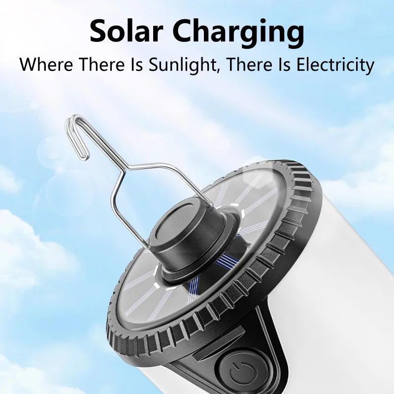 Outdoor Solar Camping Light With Electronic Display Output Desk Lamp Outdoor Camping Bar Light Table Light Lantern