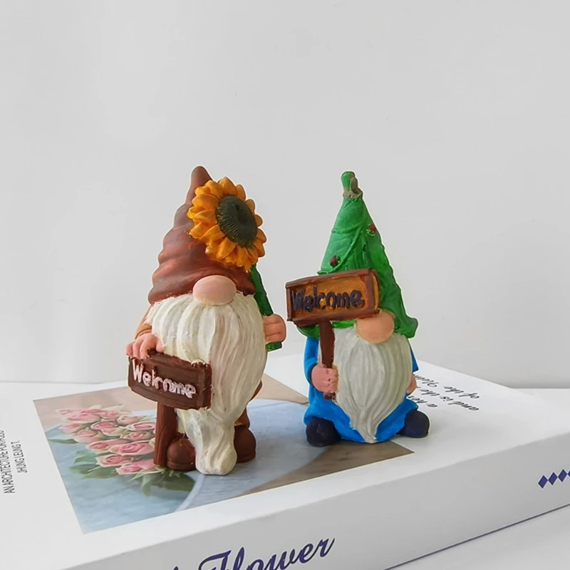 Epoxy Handmade Santa Mold Dwarf Decoration Mold for DIY Soap Decorations K3KF