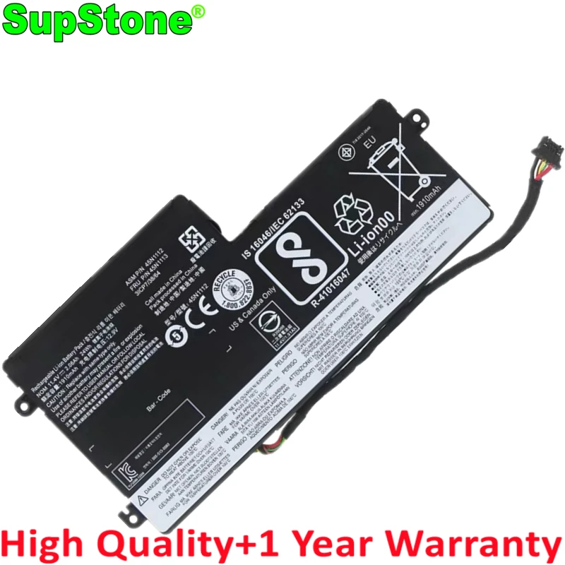 SupStone 45N1112 Аккумулятор для ноутбука Lenovo ThinkPad T440 T440S T450 T450S X230S X240 X250 X260 X270 45N1110 45N1111 45N1113 SupStone 45N1112 Аккумулятор для ноутбука Lenovo ThinkPad T440 T440S T450 T450S X230S X240 X250 X260 X270 45N1110 45N1111 45N1113