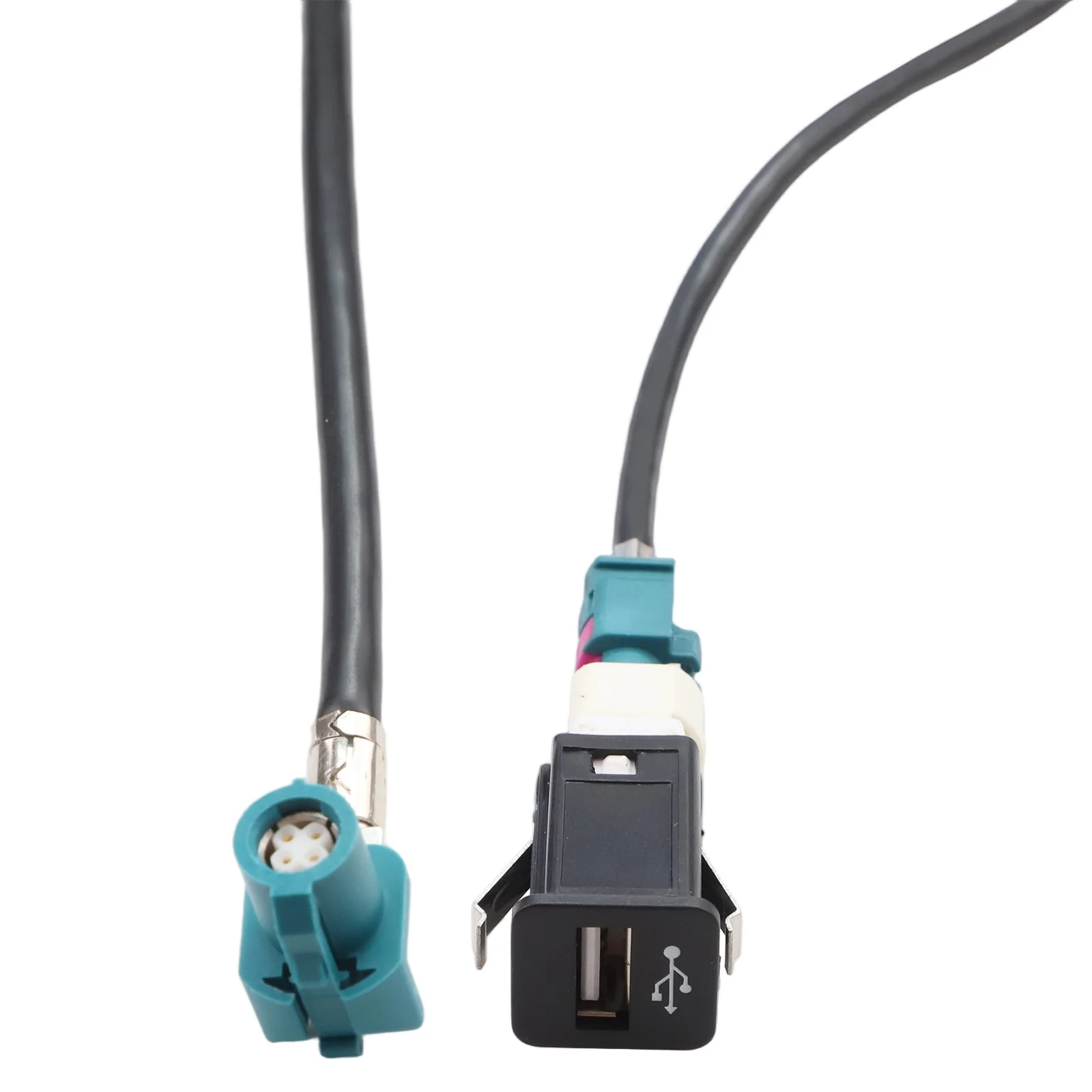 Installation Cable For Car Switch USB Interface Cable 100CM Car USB Cable 100CM Length 2.2*2.2cm Interface 5V Voltage